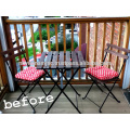 Garden Bistro Set: 1 Table, 2 Chairs